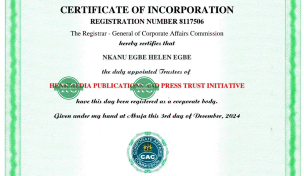 incorporated-trustees-registration Incorporated Trustees Certificate for NGO, Union, and Association registration in Nigeria